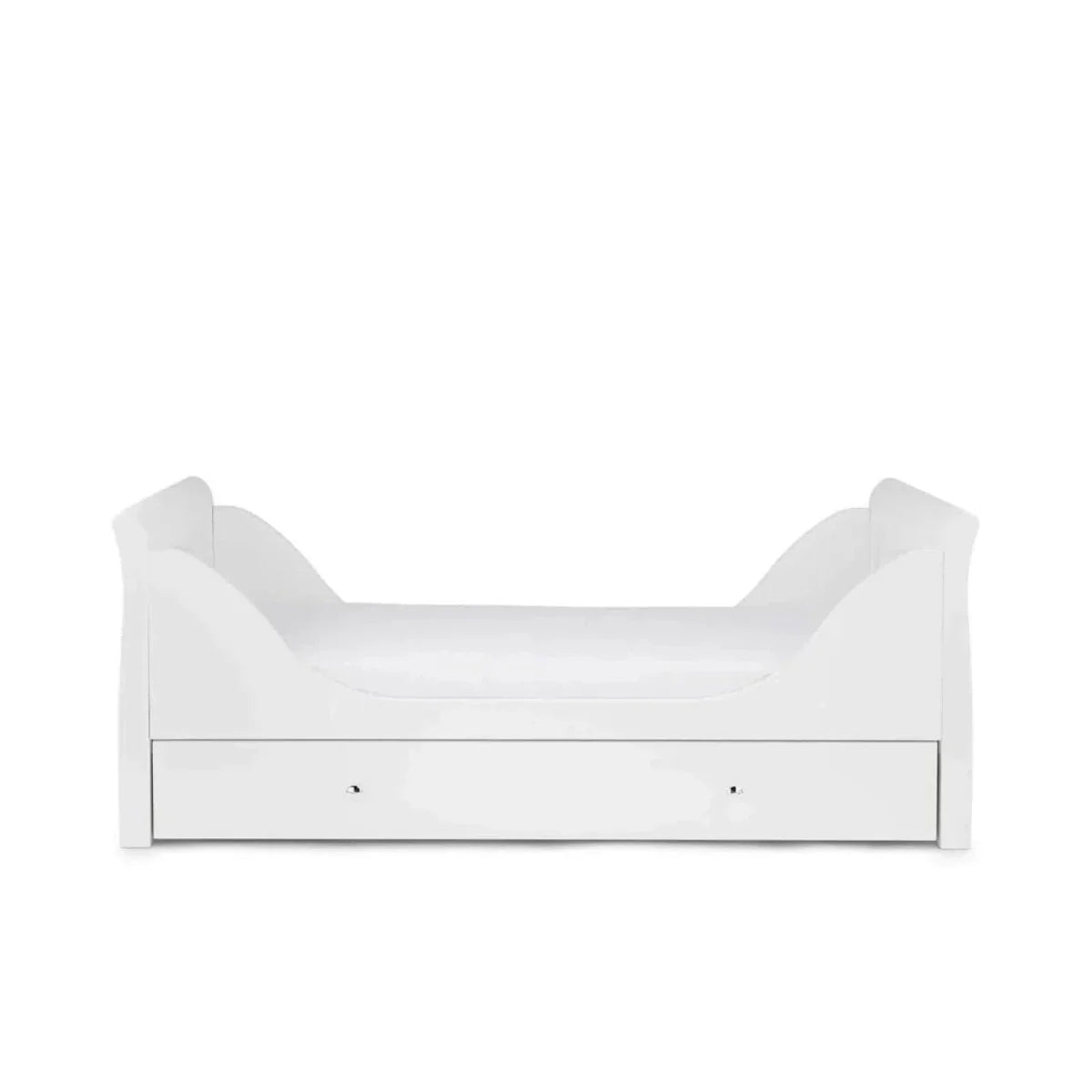 Ickle Bubba Snowdon Classic 3 Piece Furniture Set White - Fibre Mattress