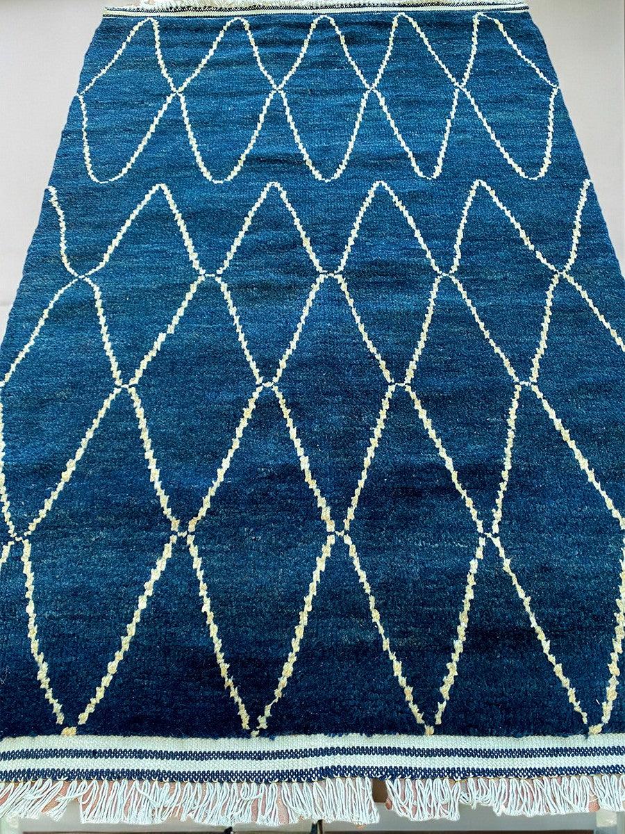 Kasbah Hand Knotted Rug - 196 x 125 cm - Handmade