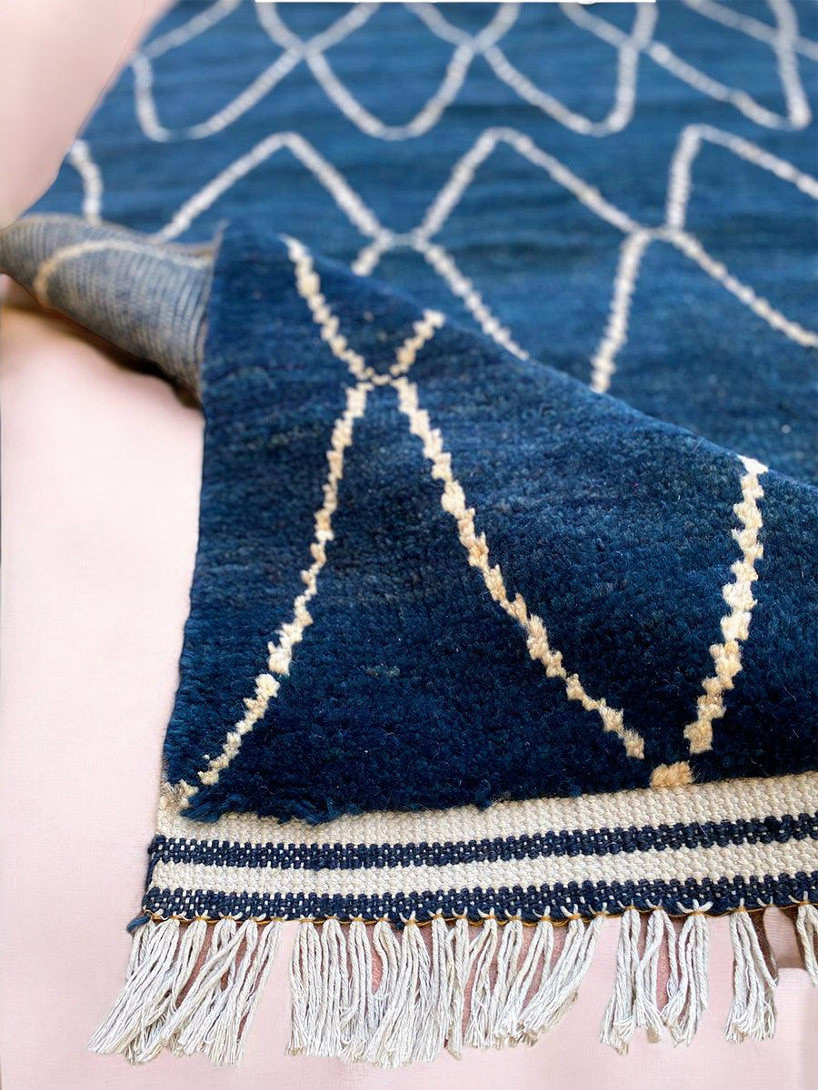 Kasbah Hand Knotted Rug - 196 x 125 cm - Handmade