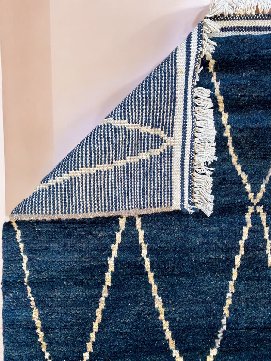 Kasbah Hand Knotted Rug - 196 x 125 cm - Handmade