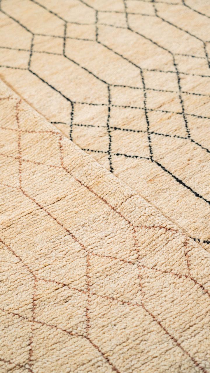 Bazm Hand Knotted Rug - 278 x 189 cm - Handmade