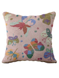 Suzani Hand Embroidered Cushion Cover - 45 x 45 cm - Handmade