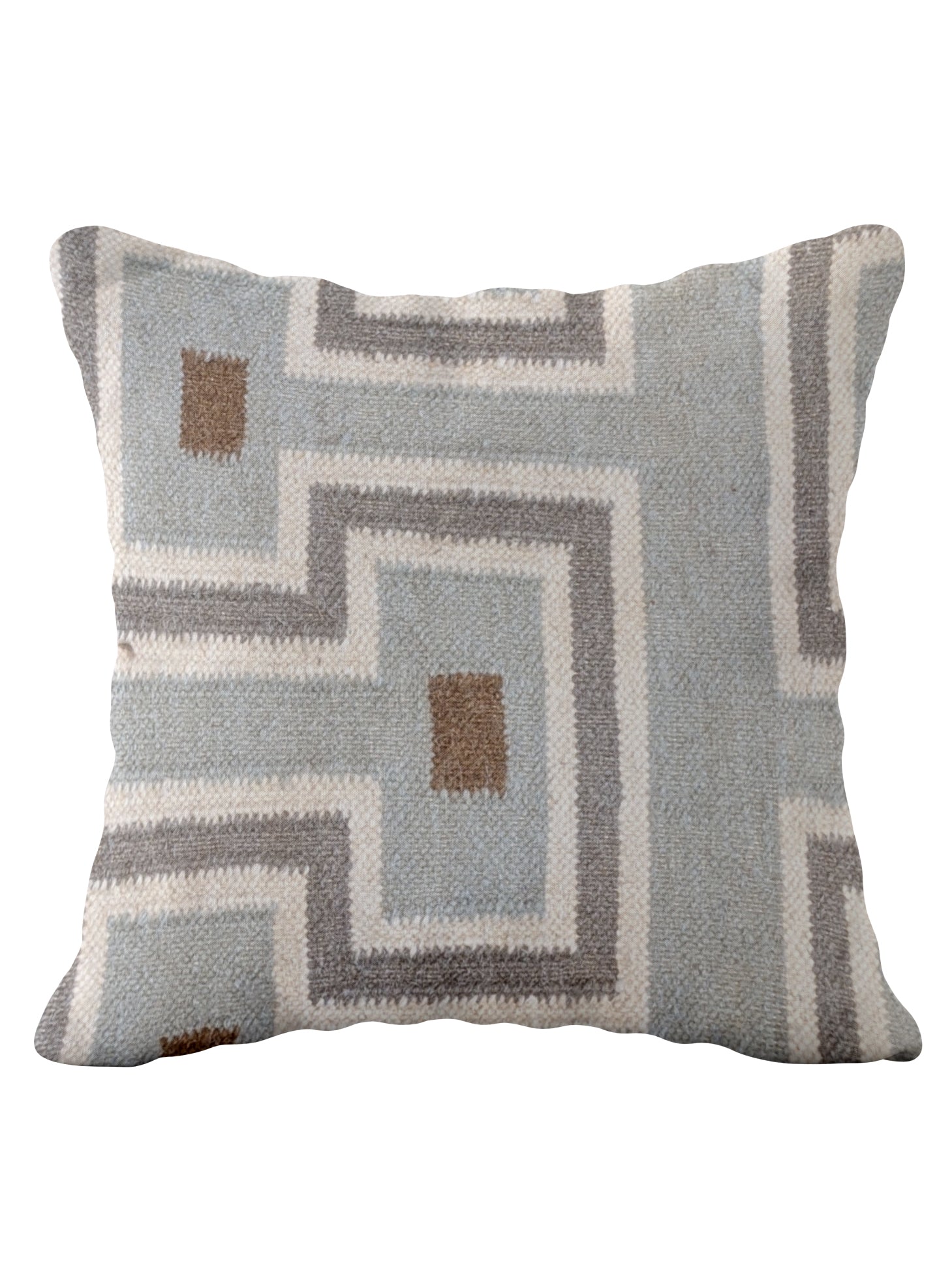 Turkish Kilim Vintage Cushion Cover - 40 x 40 cm - Handmade