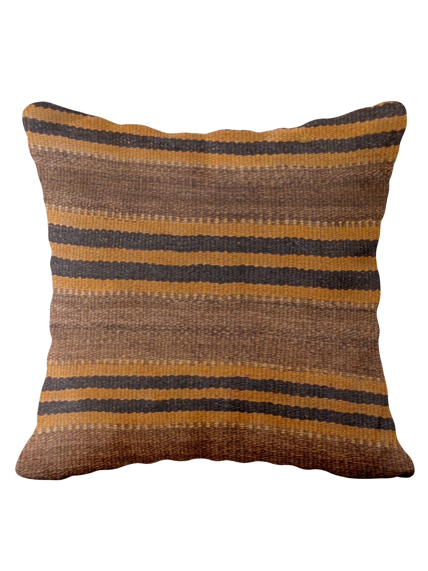 Turkish Kilim Vintage Cushion Cover - 40 x 40 cm - Handmade