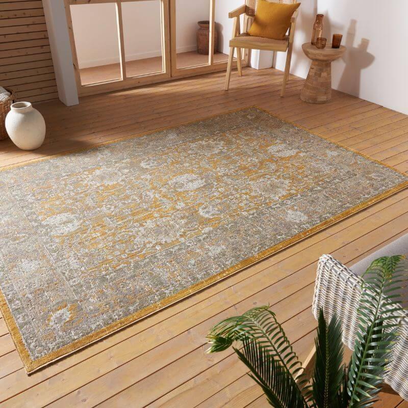 IndoorOutdoorAlexandriaRug-yellow-5 - Bobobiy