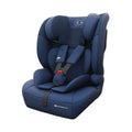 Navy group 1/2/3 i-Size car seat with padded headrest and harness