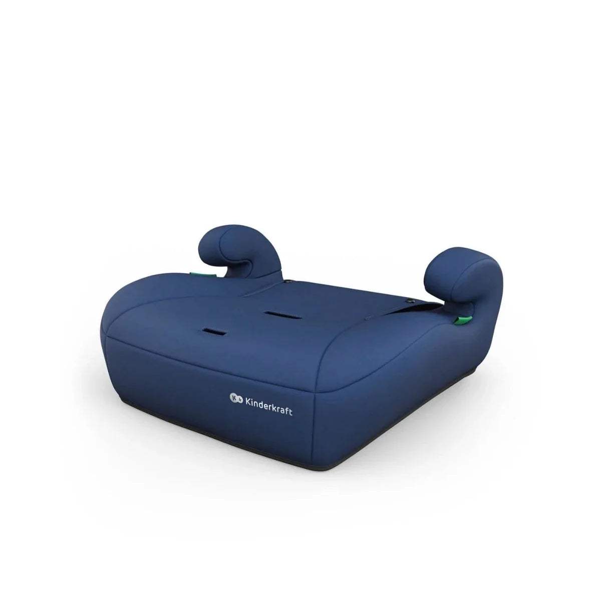 Navy booster-style seat insert with headrest and Kinderkraft logo