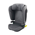 Grey car seat with padded headrest and side wings, Group 2/3