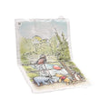 Travel changing mat with colorful woodland animal illustration