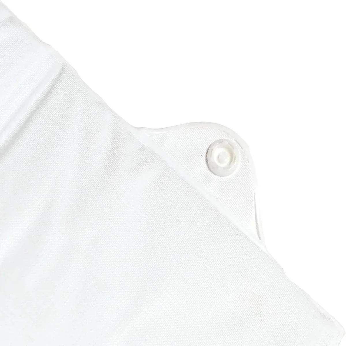 Travel changing mat fabric detail with snap button