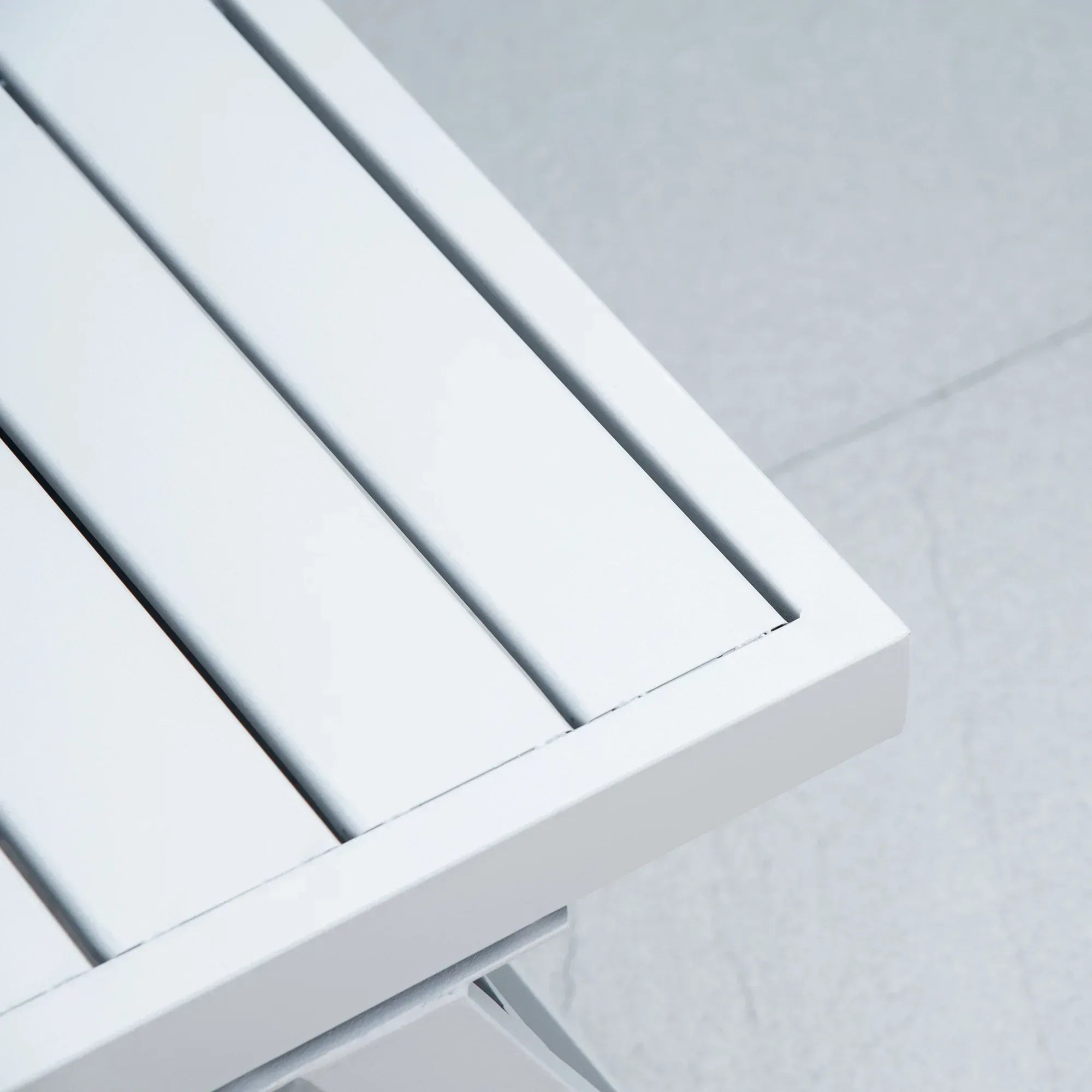 3 Pieces Garden Furniture Sets, 6 Seater Corner Sofa Set with Adjustable Backrest Chase Lounge with Slatted Metal Top Table, Padded Cushion, Grey - Bobobiy