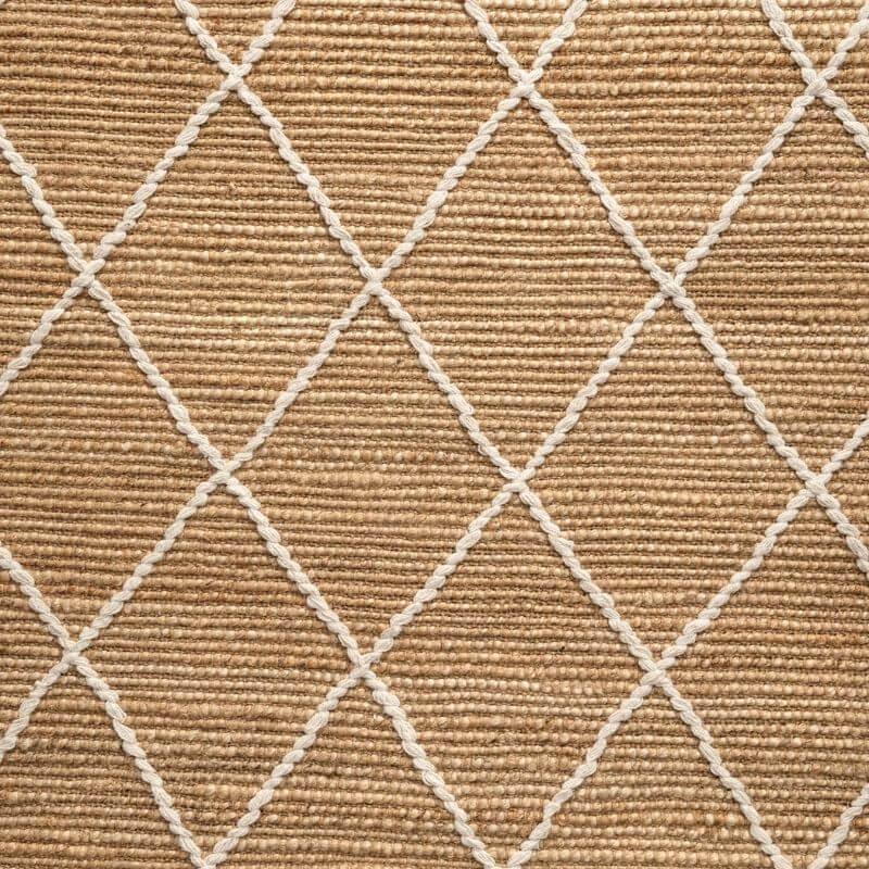 KunuJuteKunuNaturalGoldWhiteRug-beige-1 - Bobobiy