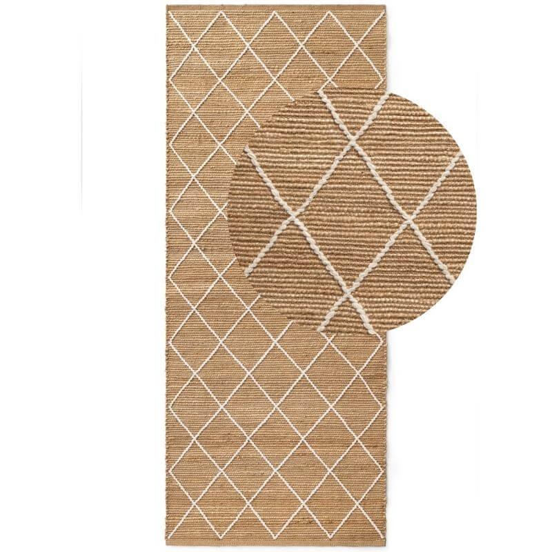 KunuJuteKunuNaturalGoldWhiteRug-beige-4 - Bobobiy