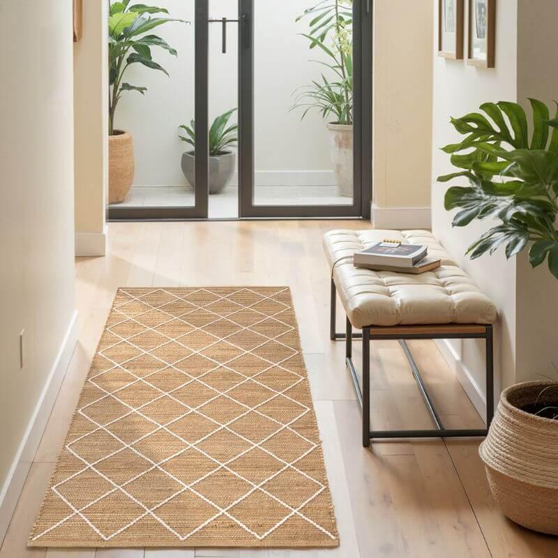 KunuJuteKunuNaturalGoldWhiteRug-beige-8 - Bobobiy