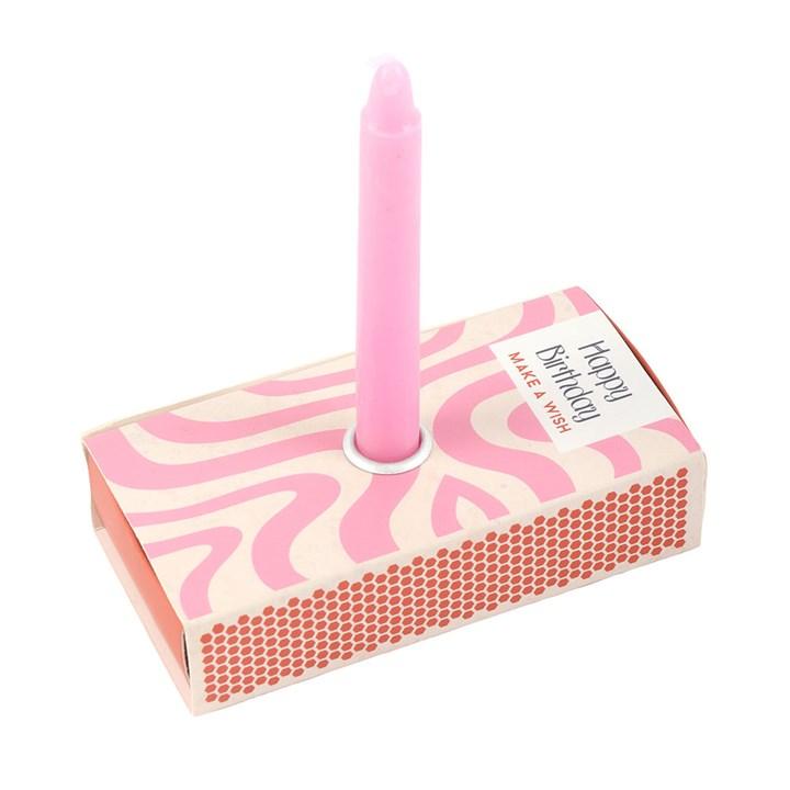 Set of 3 Happy Birthday Candles in a Box