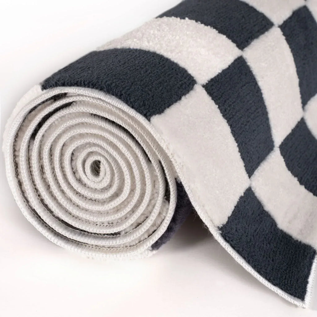 Loft_Checkerboard_Blue_roll - Bobobiy