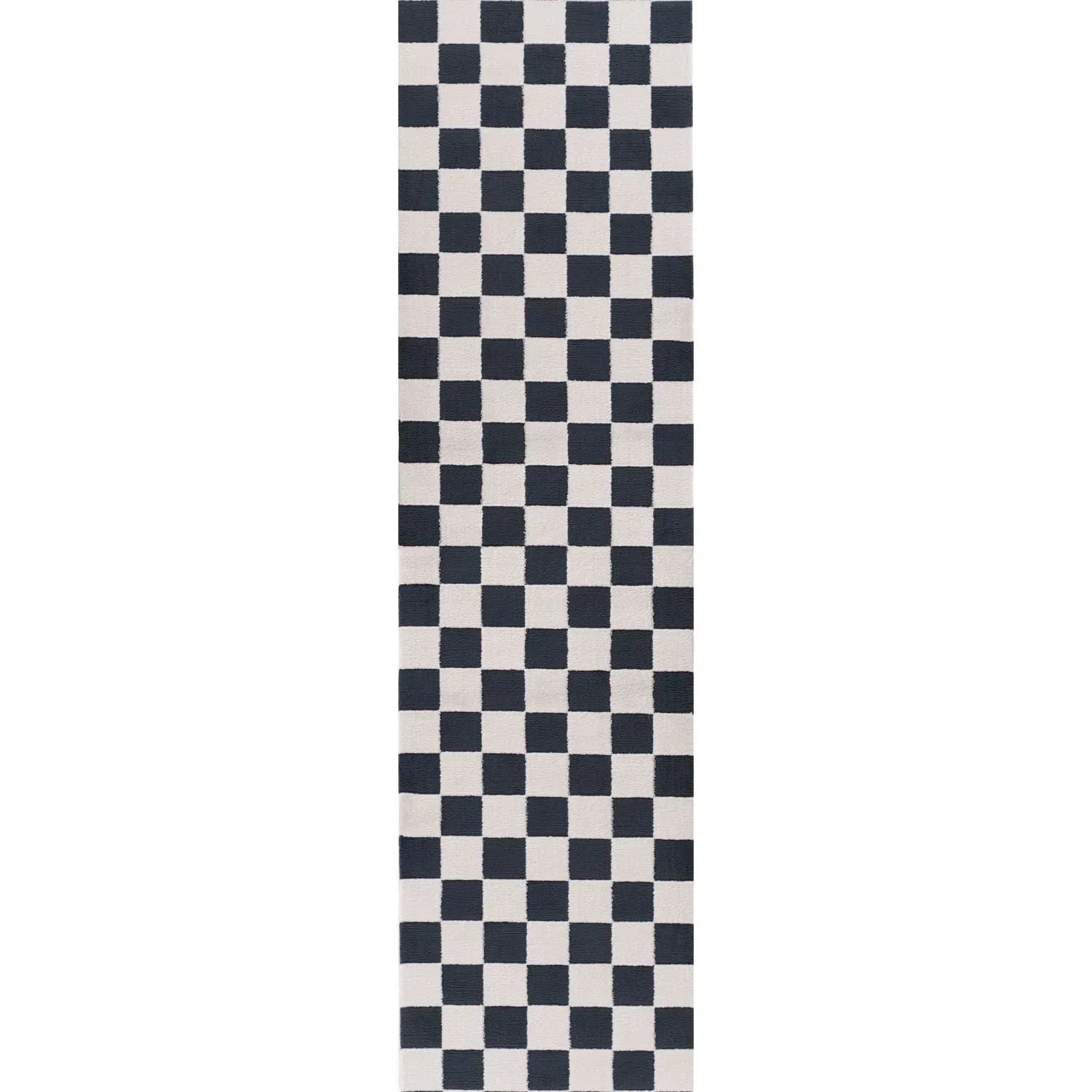 Loft_Checkerboard_Blue_runner - Bobobiy