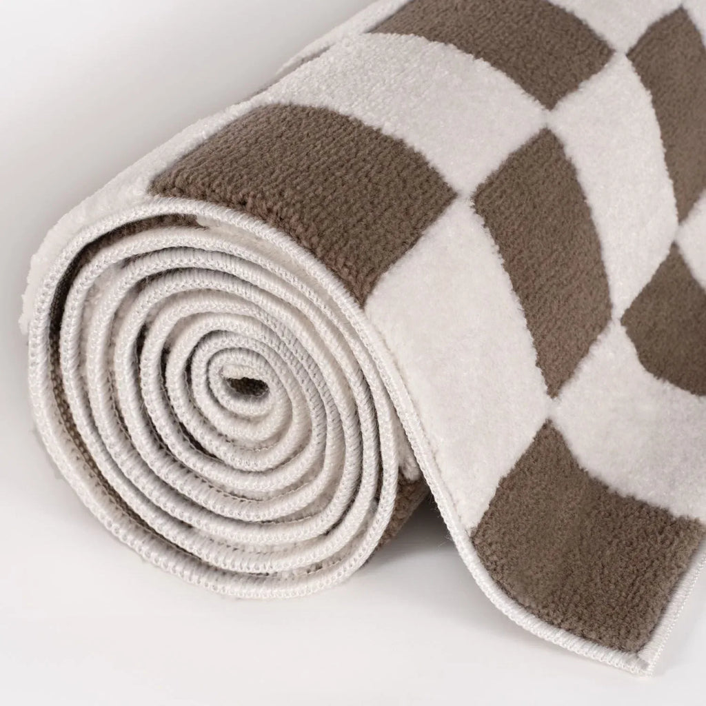 Loft_Checkerboard_Brown_roll - Bobobiy