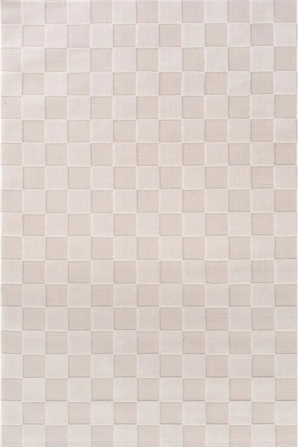 Loft_Checkerboard_Cream_top_view - Bobobiy