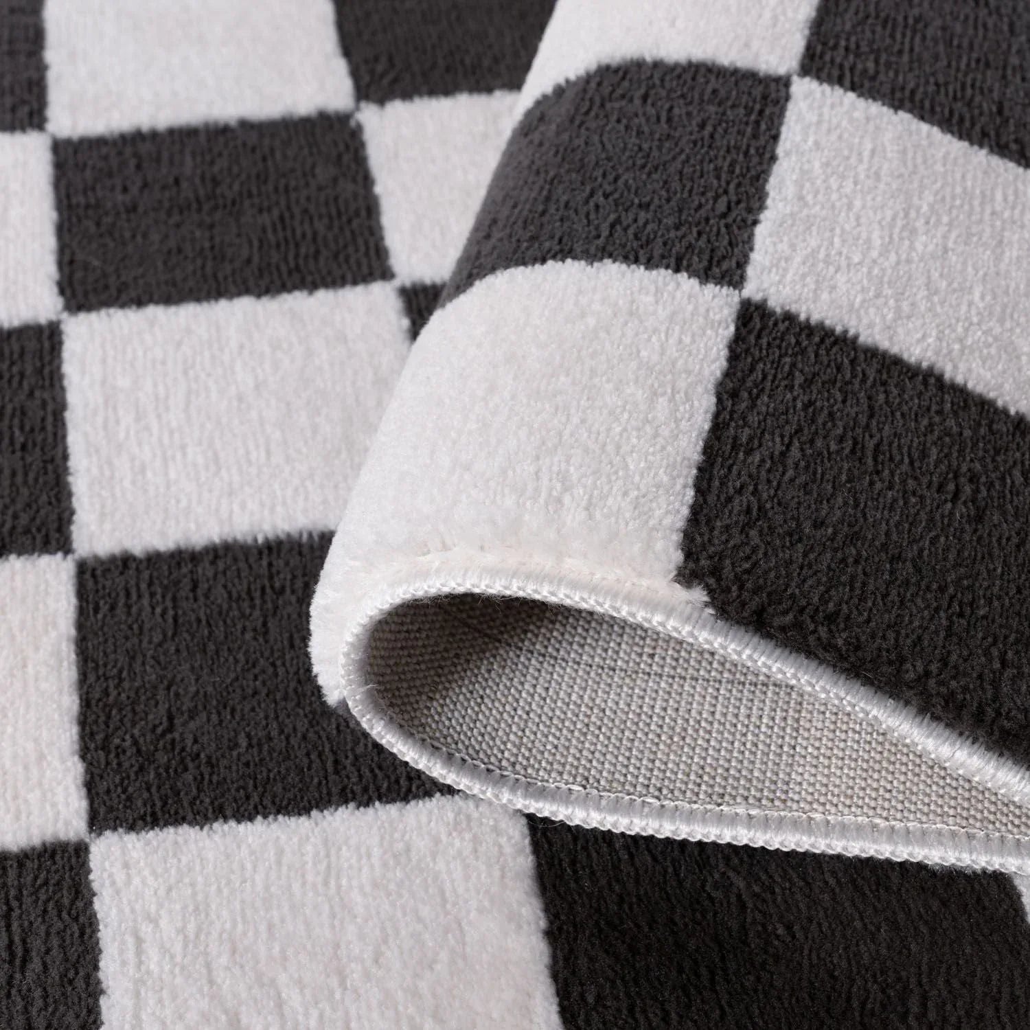 Loft_Checkerboard_Dark_Grey_folded - Bobobiy