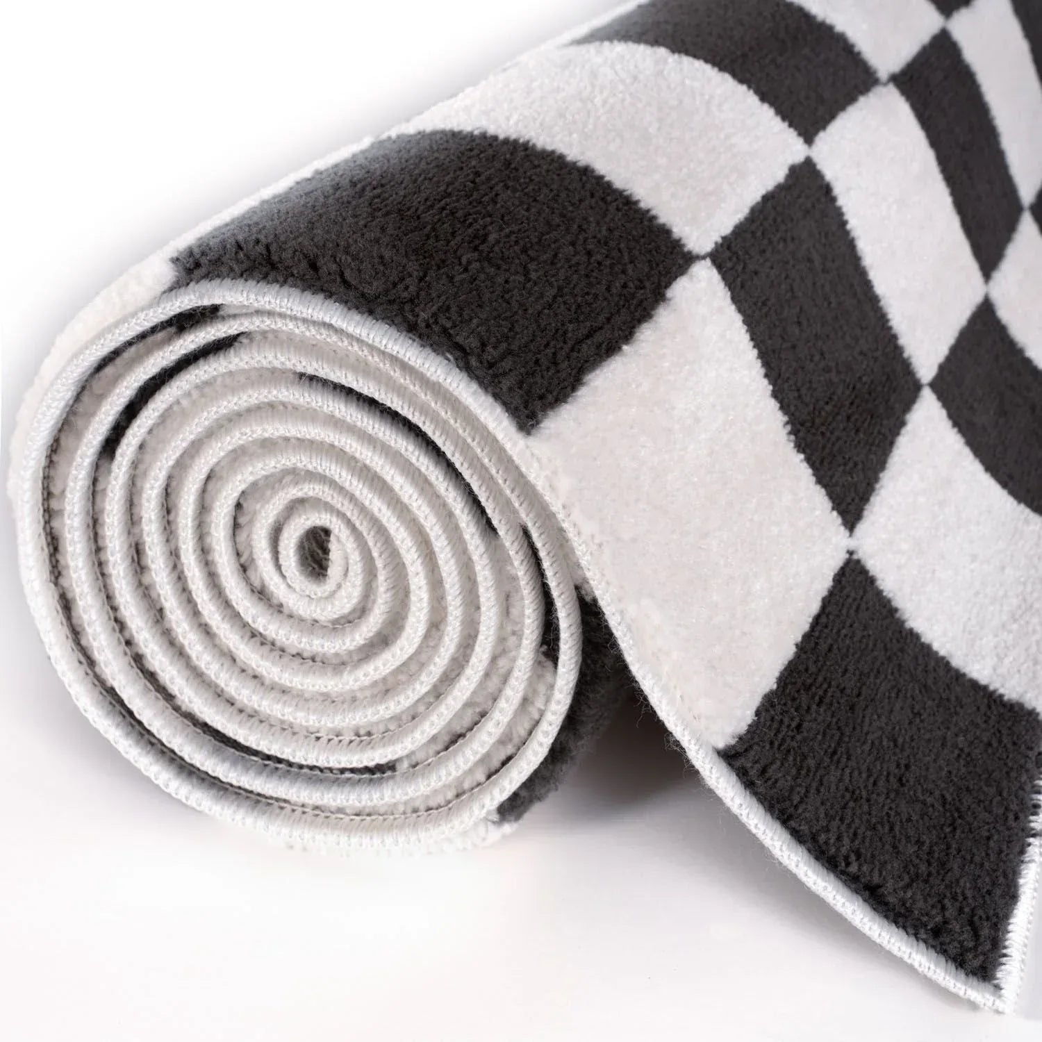 Loft_Checkerboard_Dark_Grey_roll - Bobobiy