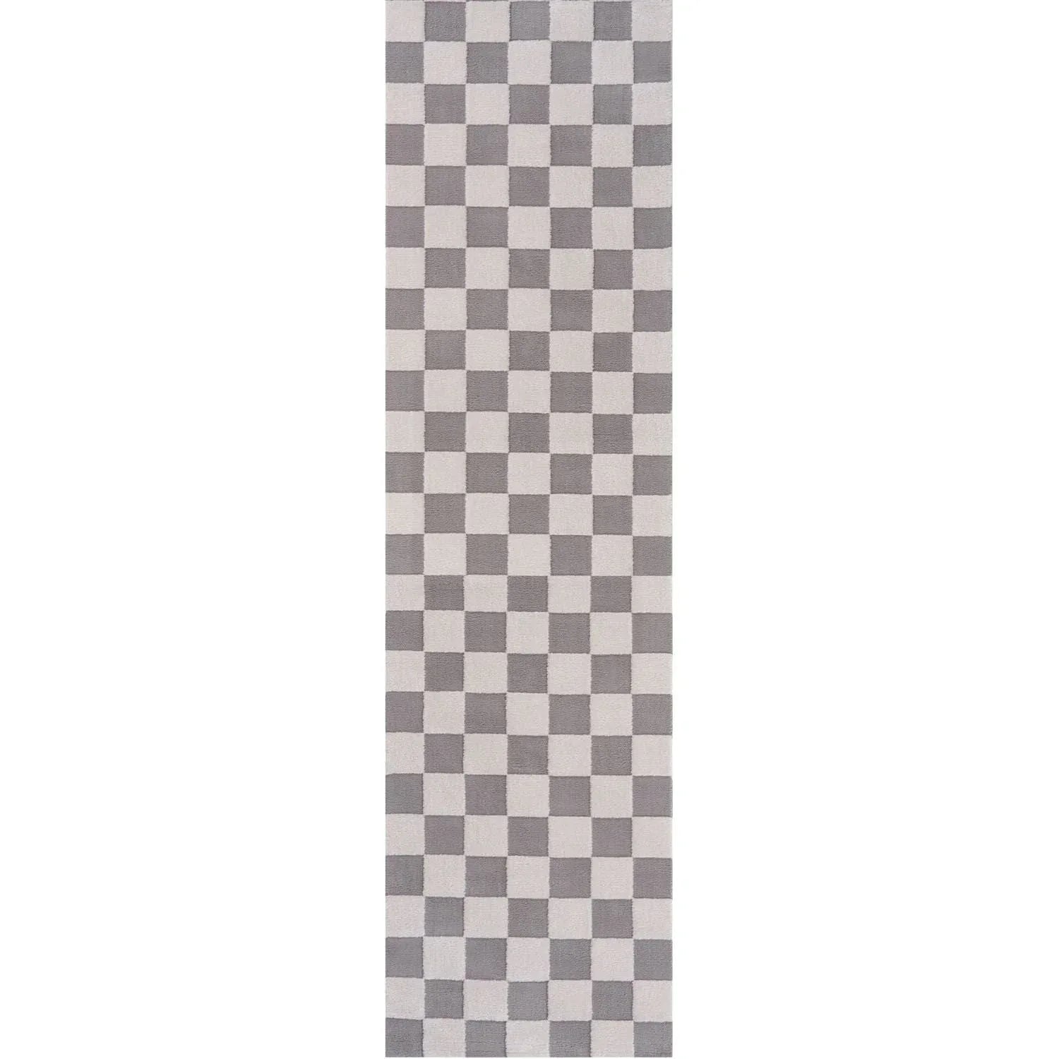 Loft_Checkerboard_Grey_runner - Bobobiy