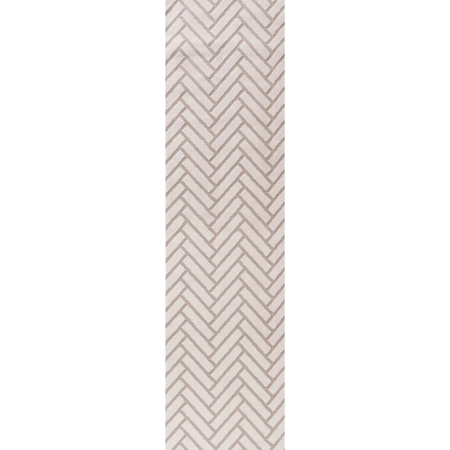 Loft_Chevron_Beige_runner - Bobobiy