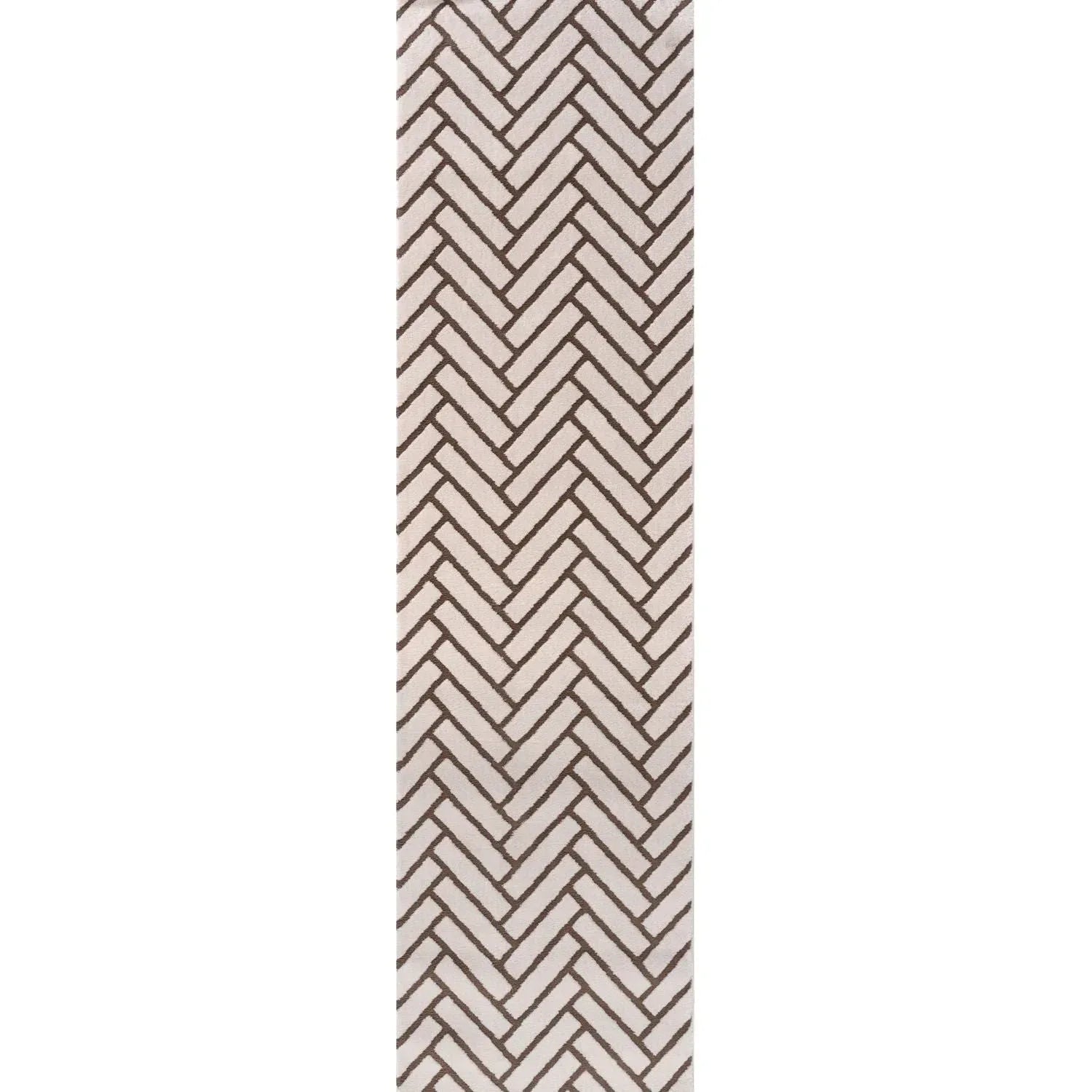 Loft_Chevron_Brown_runner - Bobobiy