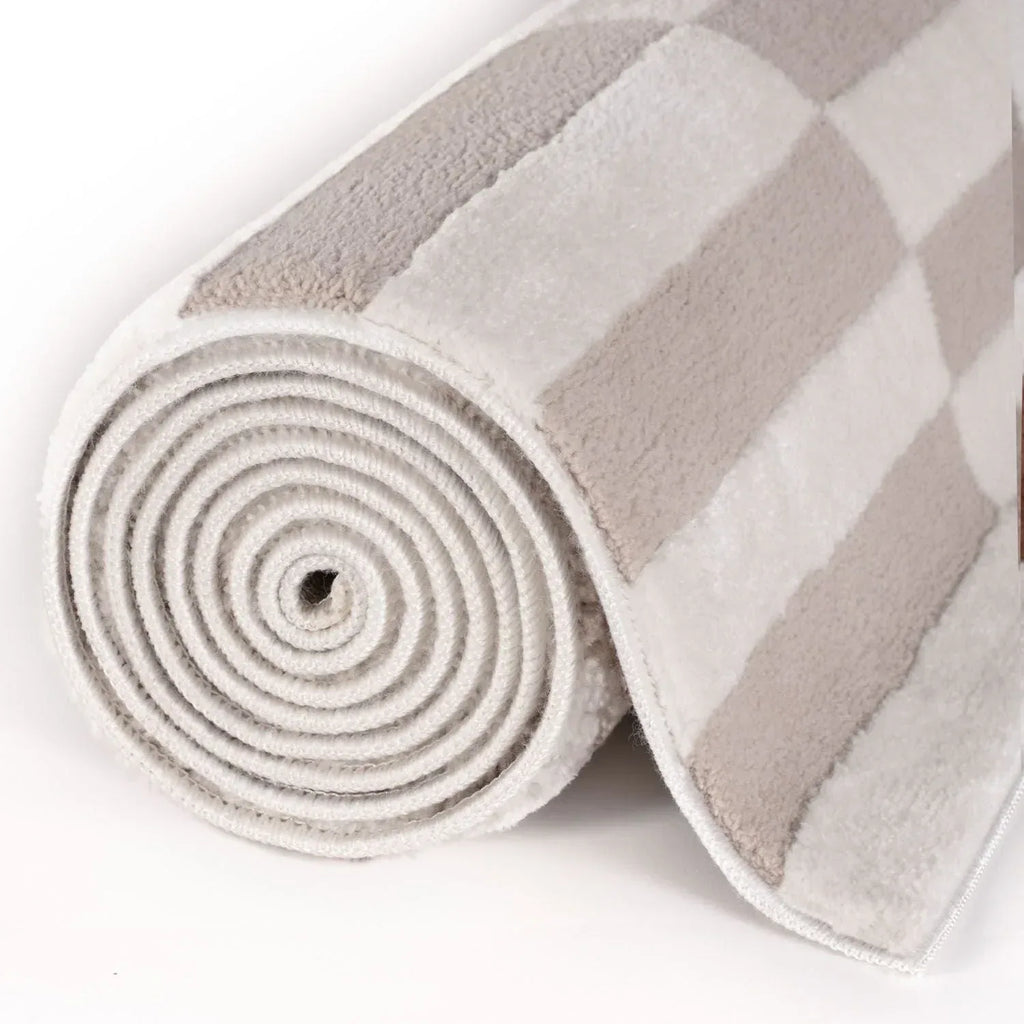 Loft_Striped_Beige_Rug_roll - Bobobiy