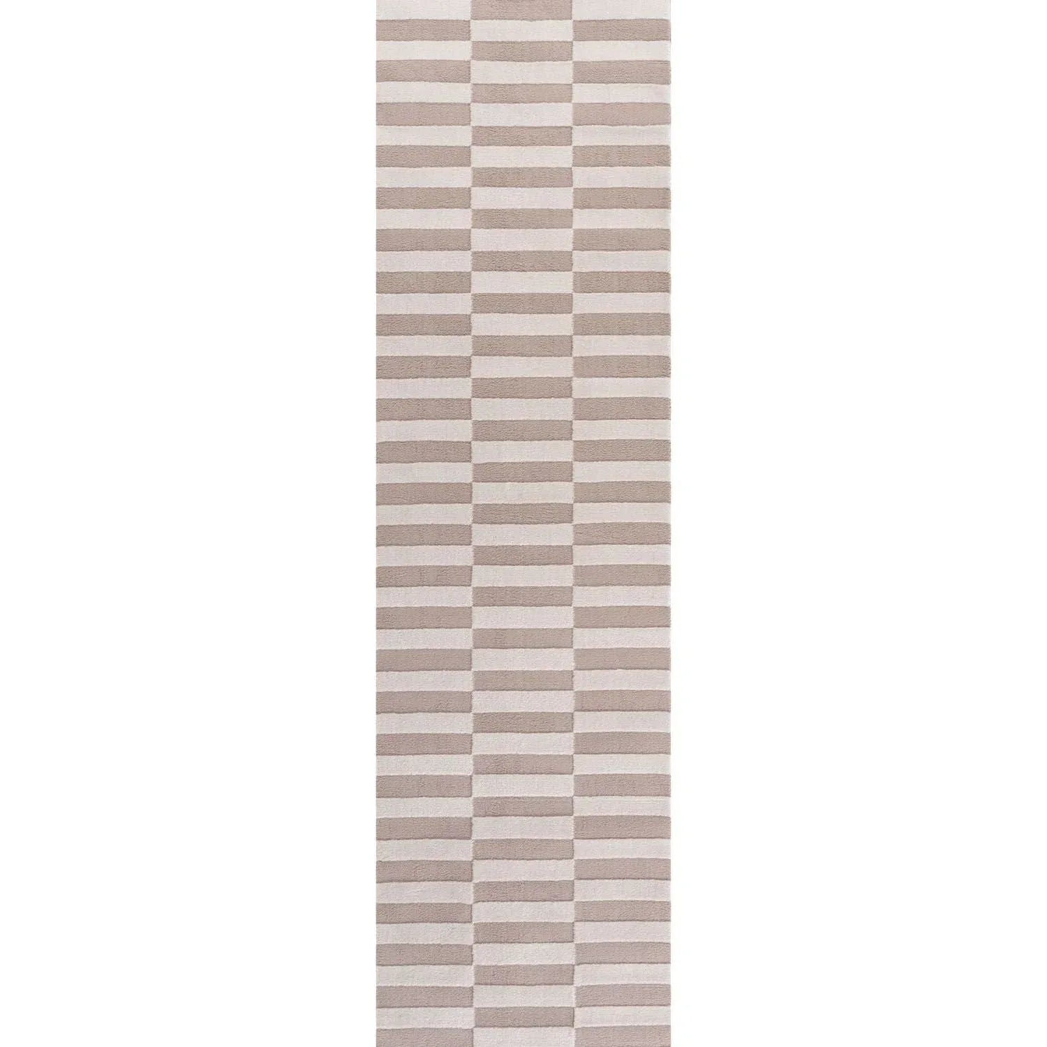 Loft_Striped_Beige_Rug_runner - Bobobiy
