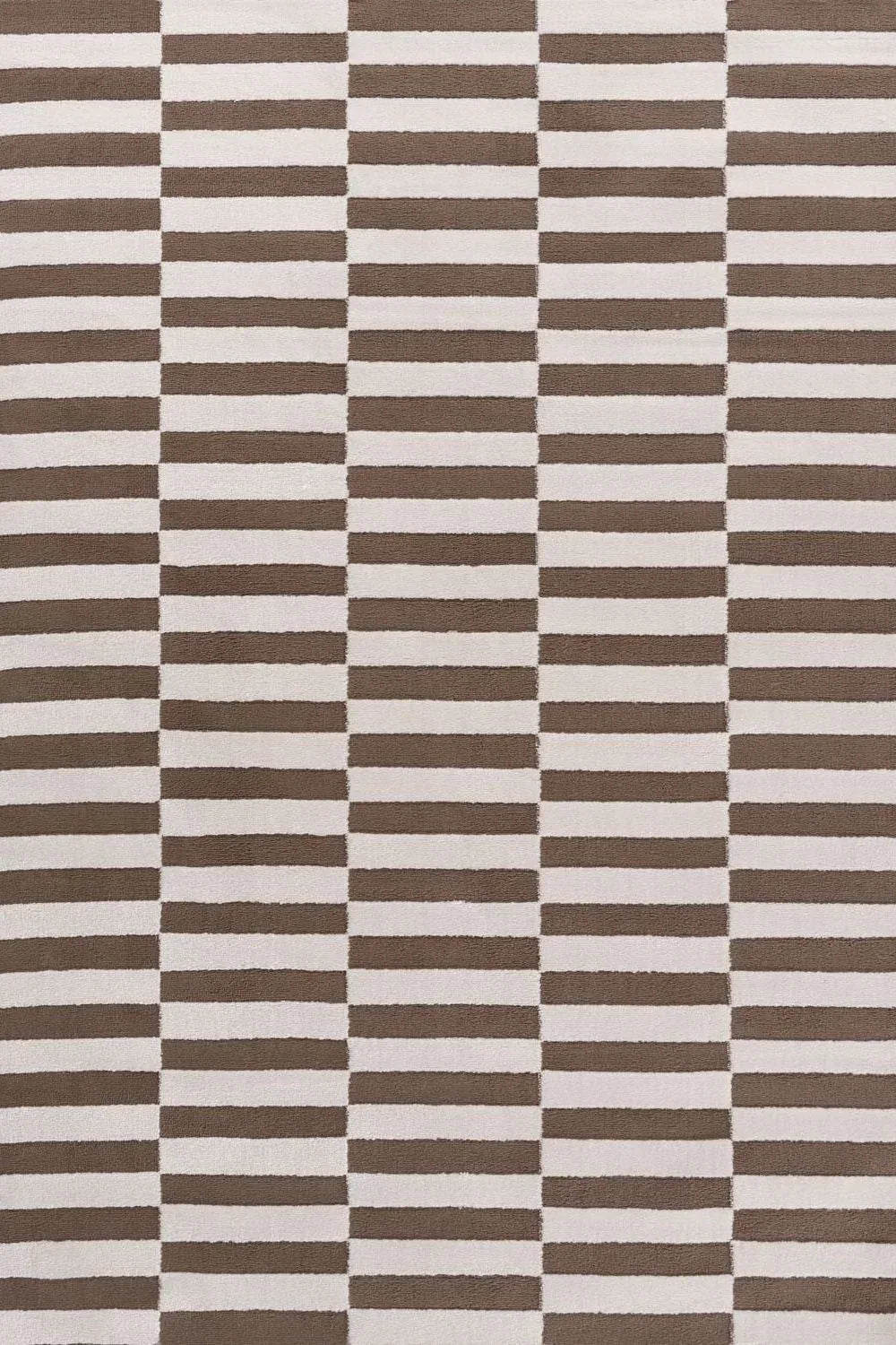 Loft_Striped_Brown_Rug_top_view - Bobobiy