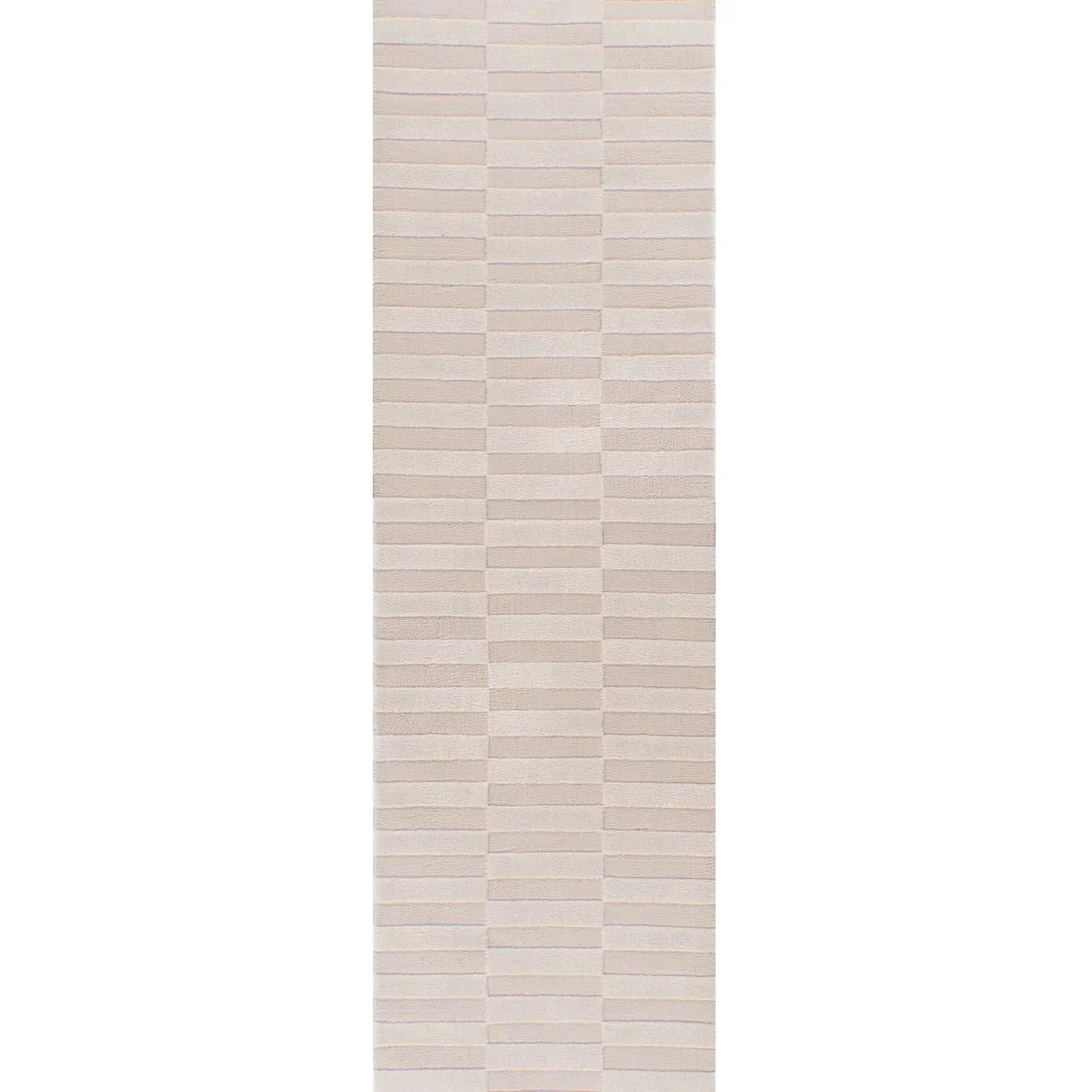 Loft_Striped_Cream_Rug_runner - Bobobiy