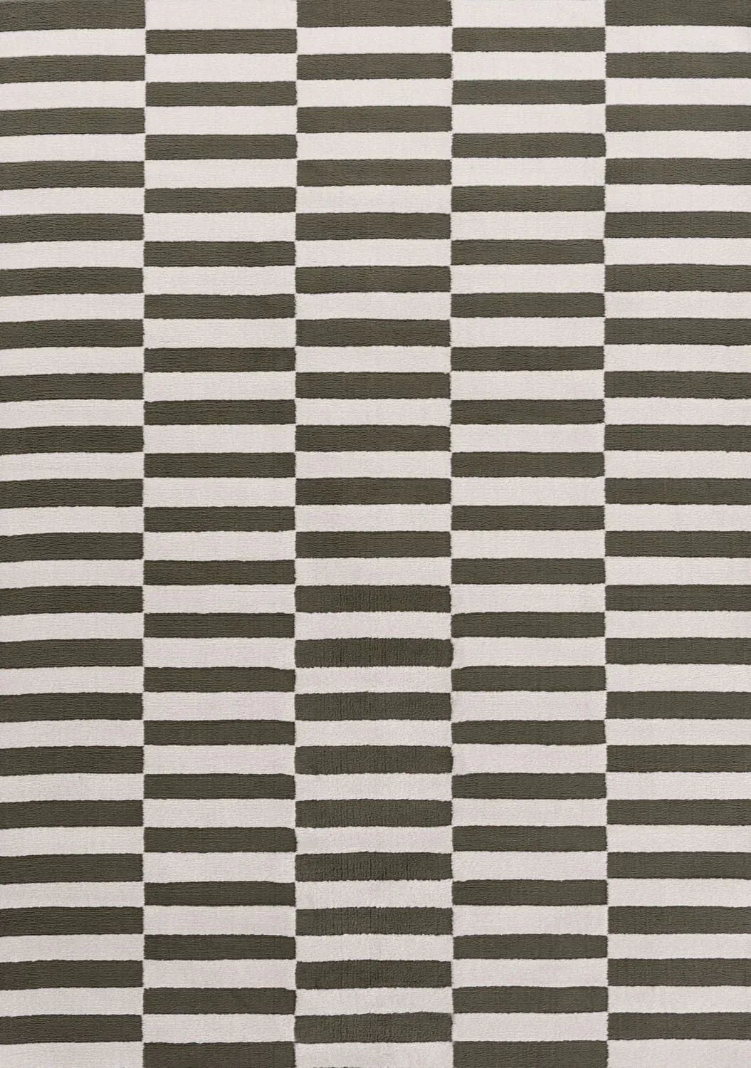 Loft_Striped_Green_Rug_top_view - Bobobiy