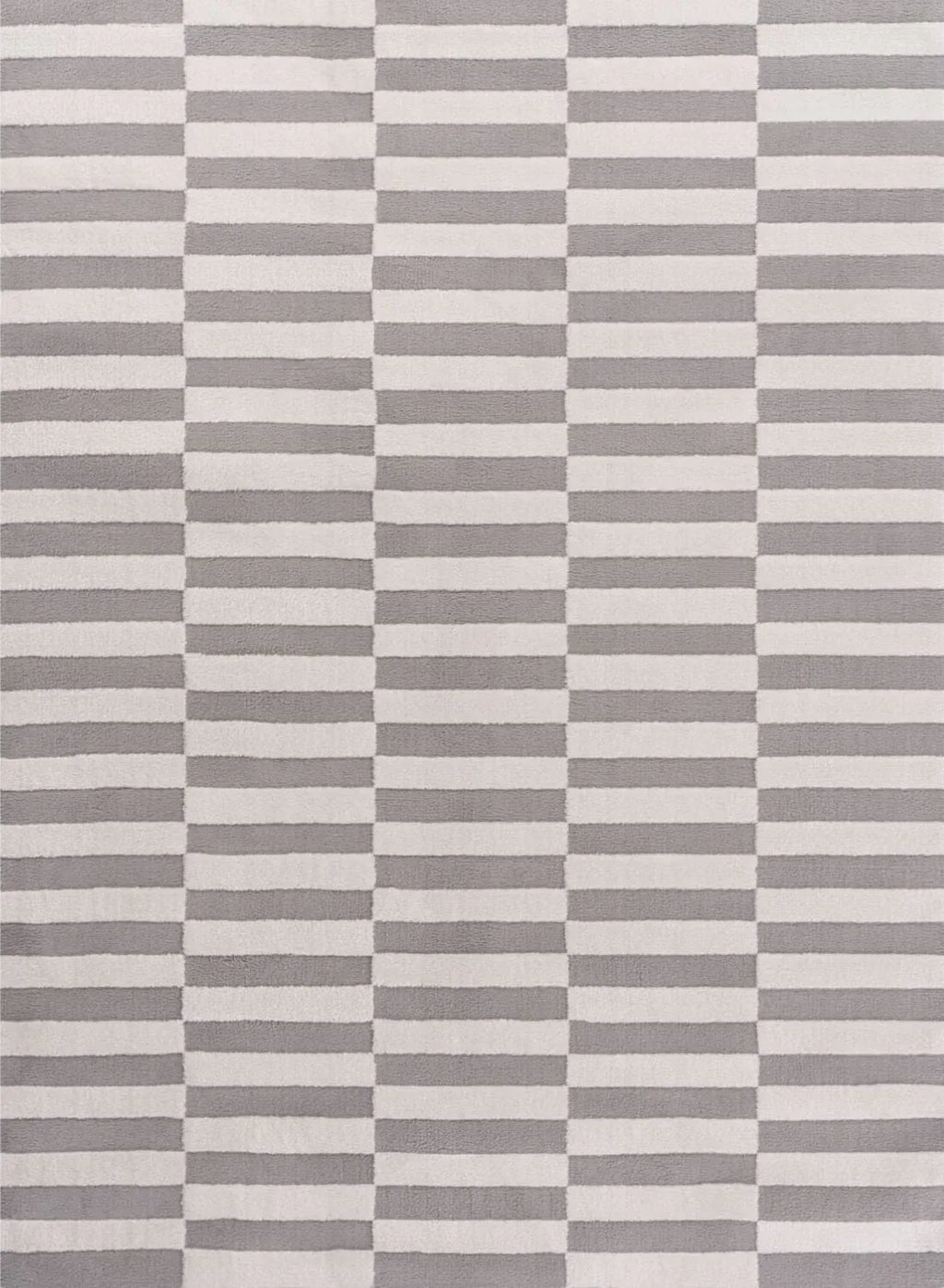 Loft_Striped_Grey_Rug_top_view - Bobobiy