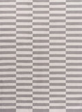 Loft_Striped_Grey_Rug_top_view - Bobobiy