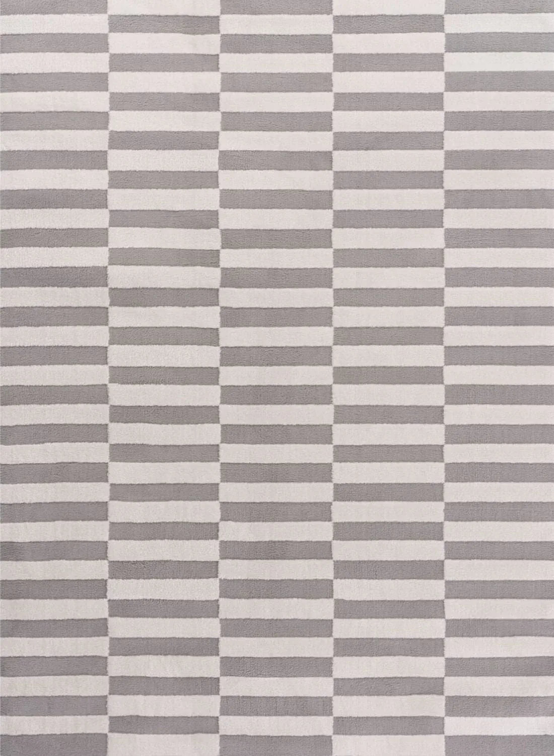 Loft_Striped_Grey_Rug_top_view - Bobobiy