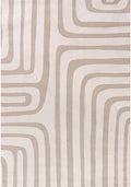 Loft_geometric_beige_top_view - Bobobiy