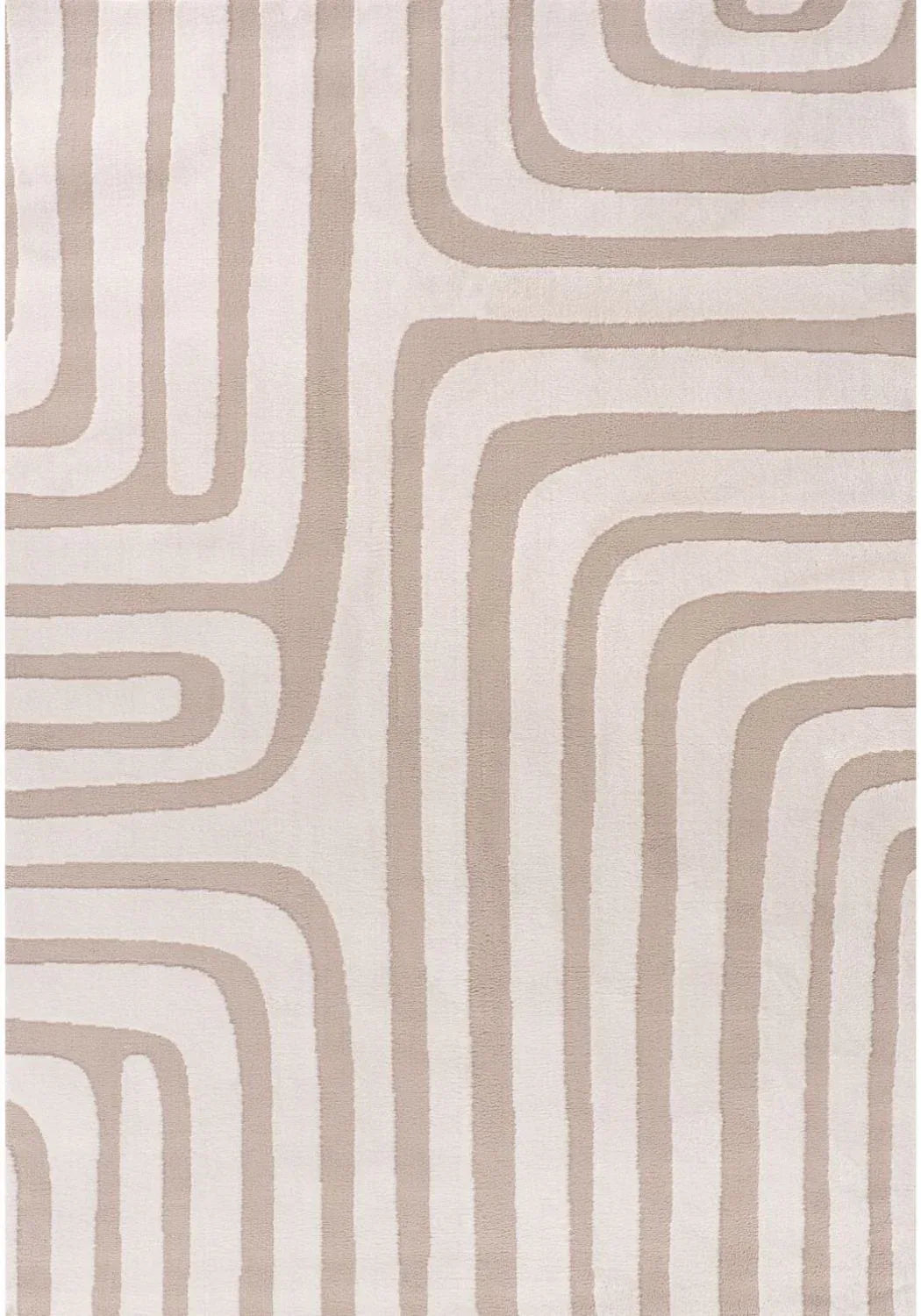Loft_geometric_beige_top_view - Bobobiy