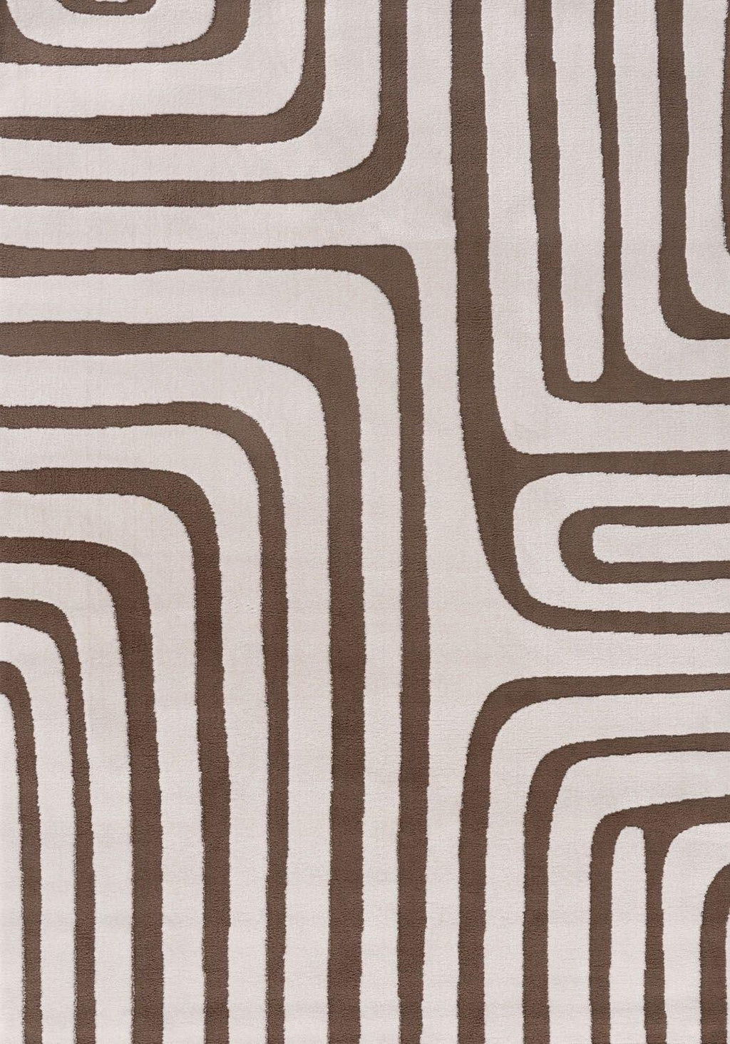 Loft_geometric_brown_top_view - Bobobiy