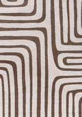Loft_geometric_brown_top_view - Bobobiy