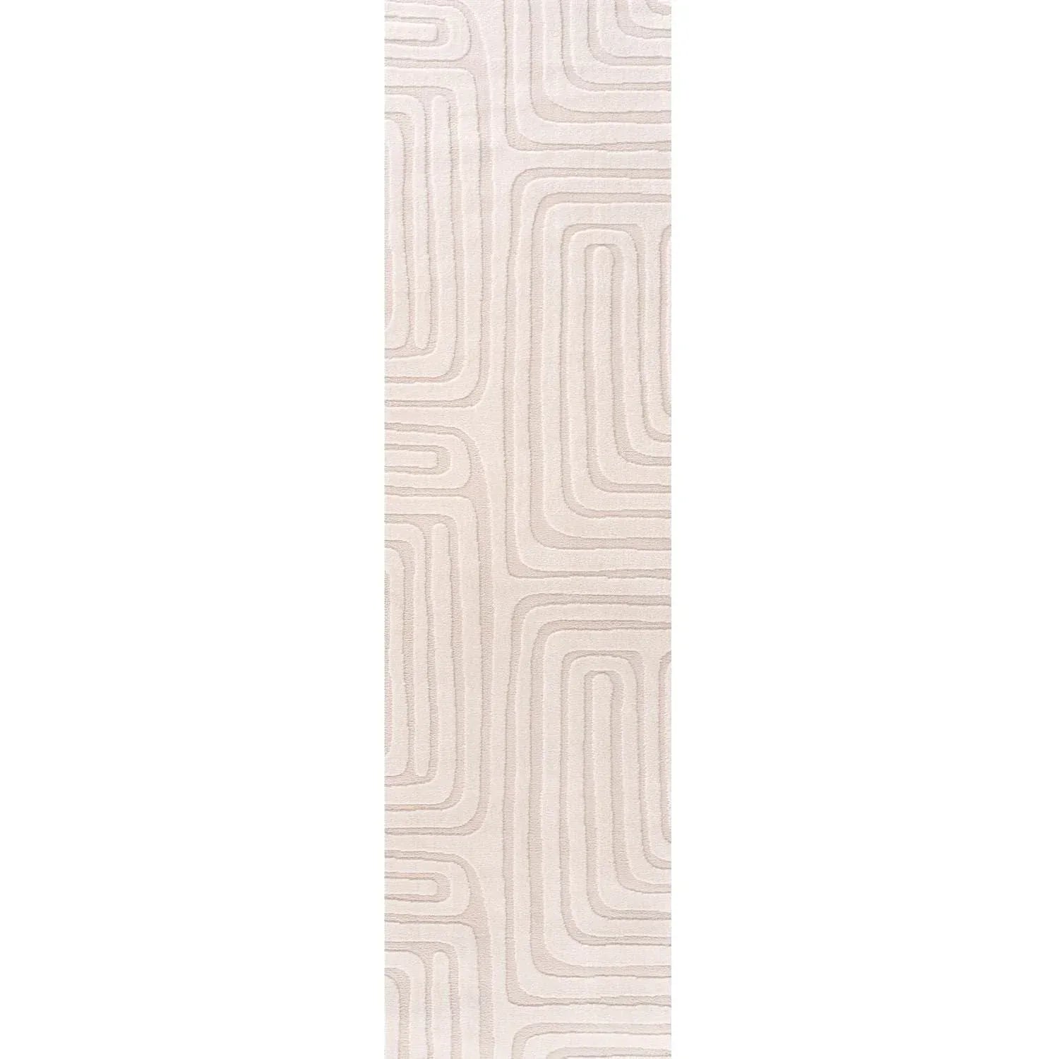 Loft_geometric_cream_runner - Bobobiy