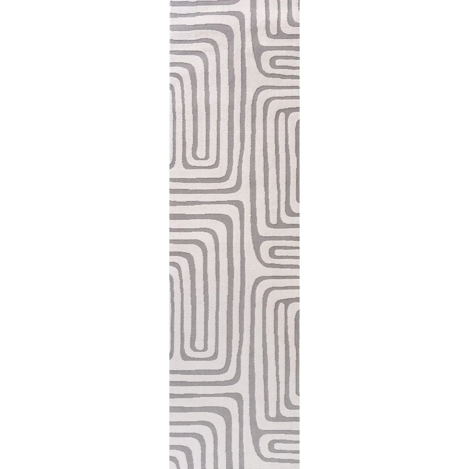 Loft_geometric_grey_runner - Bobobiy