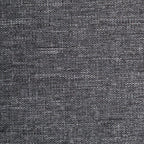 Close-up of deep grey textured cushion fabric