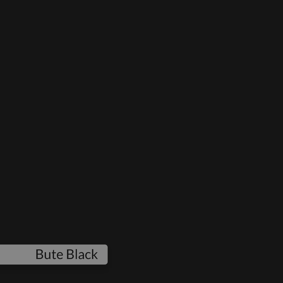 Solid dark black finish swatch for a modern side table