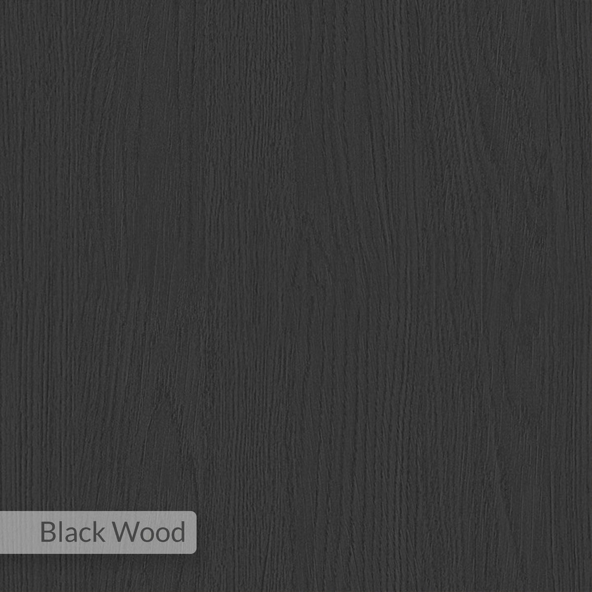 Side table finish swatch in Black Wood