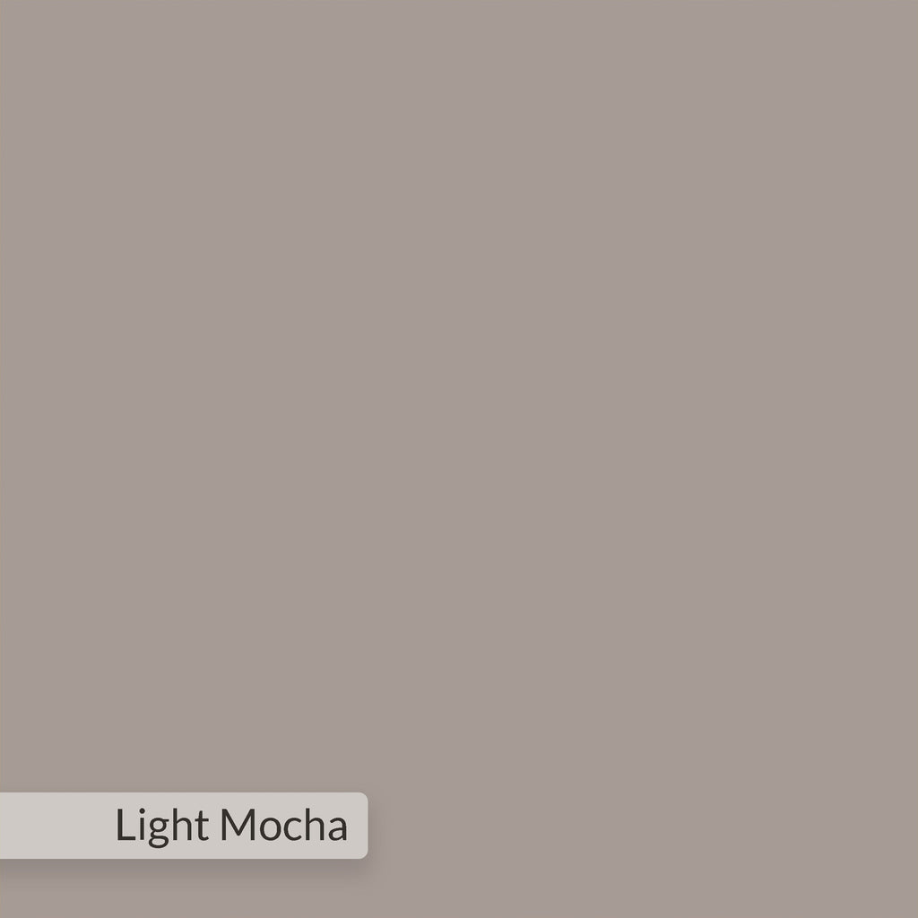 TV stand finish swatch: Light Mocha color