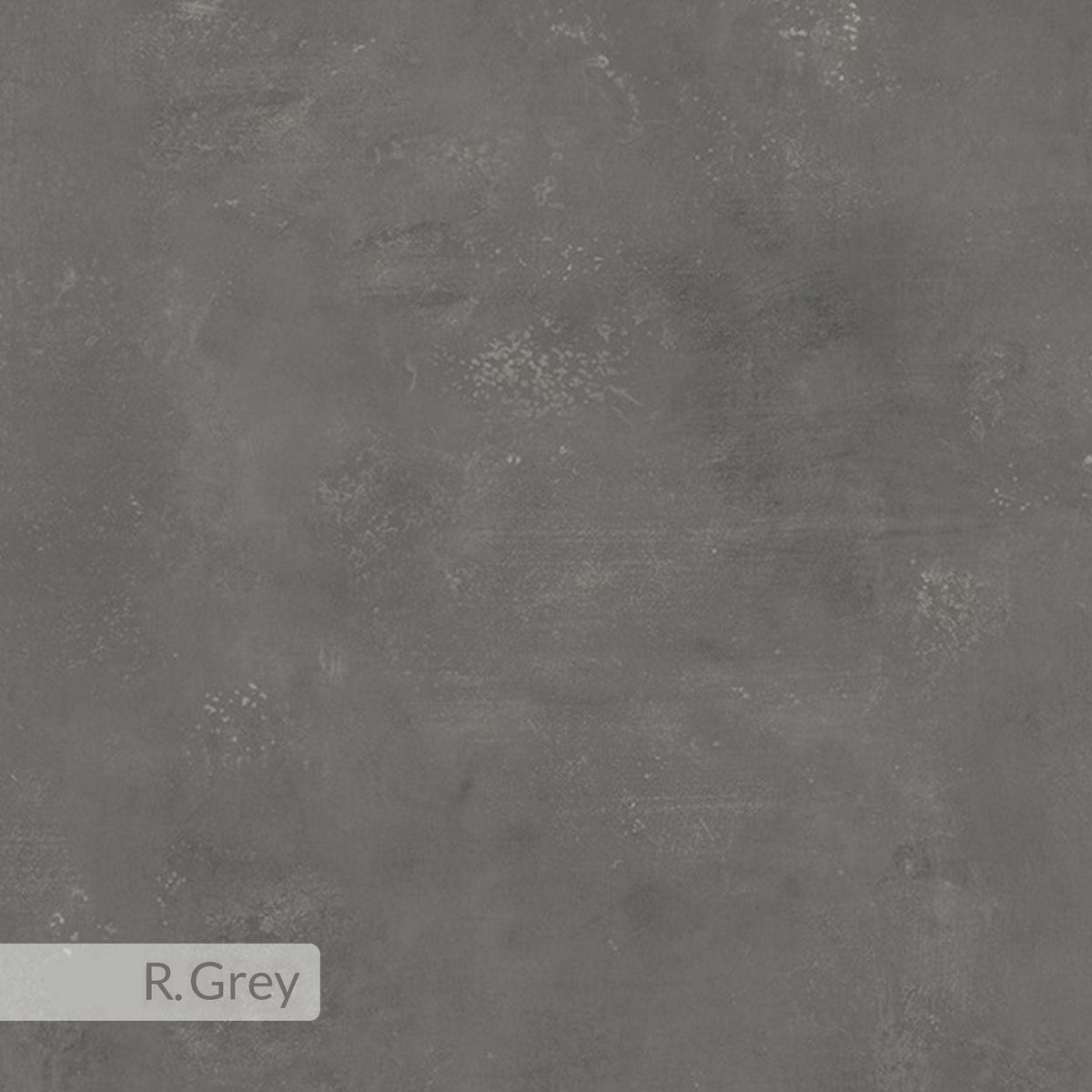 TV stand finish swatch: Retro Grey cement look