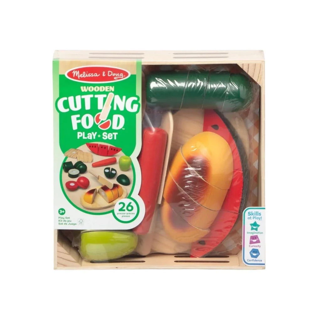 Melissa & Doug Wooden Cutting Food Play Set