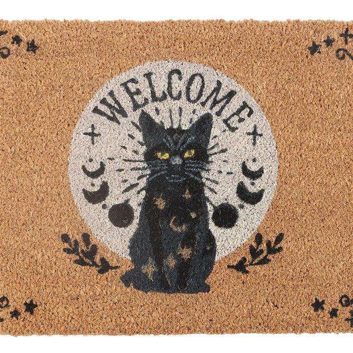 Black Magick Cat Energy Doormat