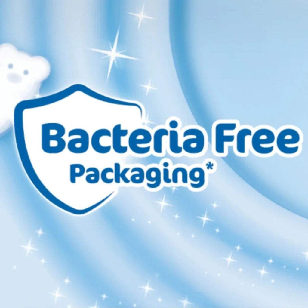 Bacteria Free Packaging shield badge for nappy pants packaging
